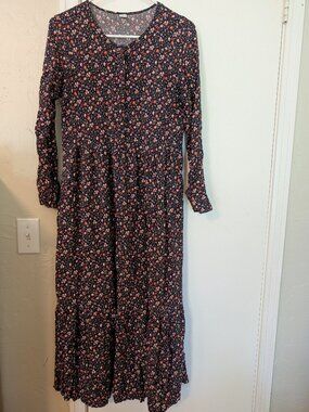 Floral dress, nursing friendly